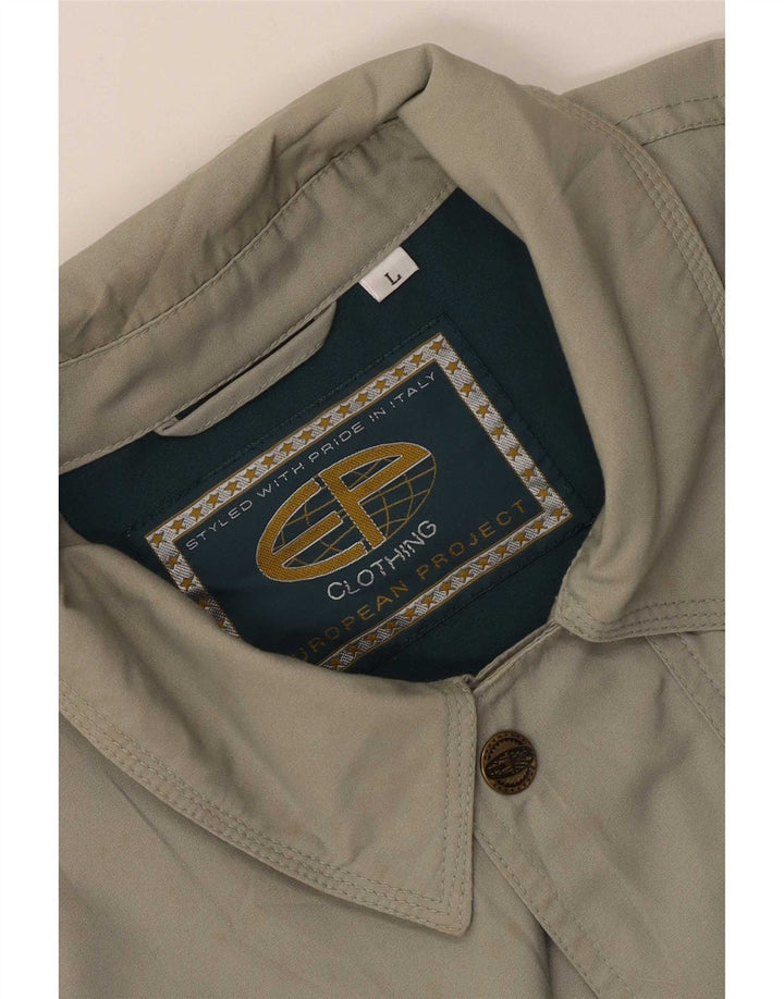 European Project Mens Utility Jacket UK 40 Large Grey