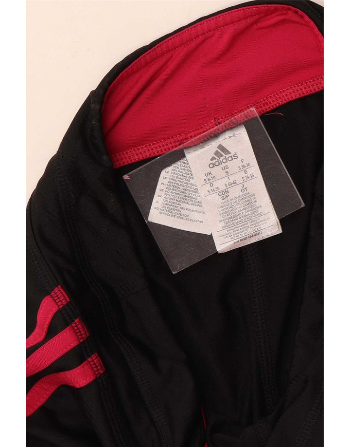 Adidas ženske hlače za trenirku Climalite UK 8/10 male crne poliesterske
