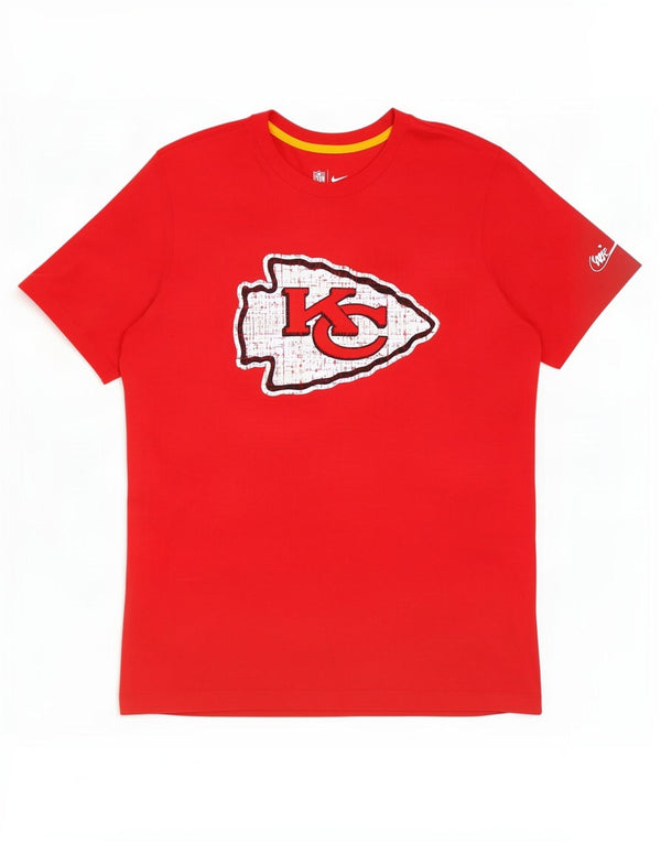 Nike Mens Kansas City Chiefs Graphic T-Shirt Top XL crveni poliester