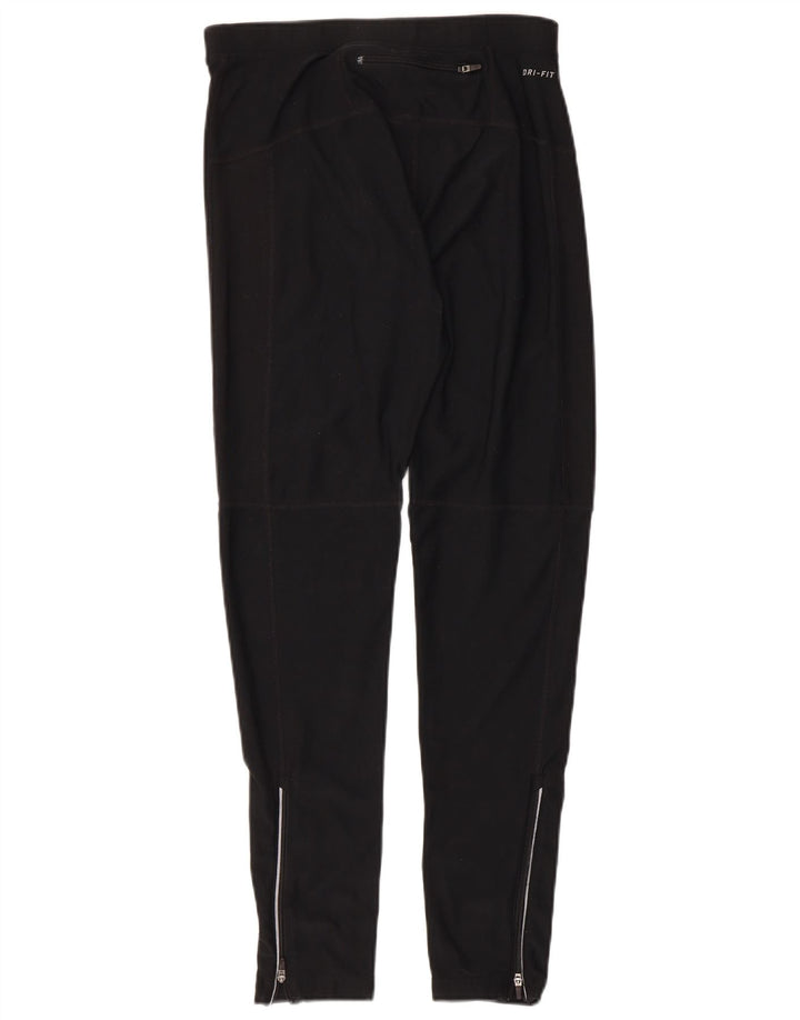 Nike Ženske Dri Fit Leggings UK 14 Veliki crni poliester