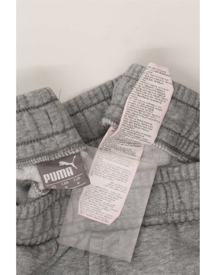 Puma muške trenirke Hlače Joggers srednje sivi flekasti pamuk