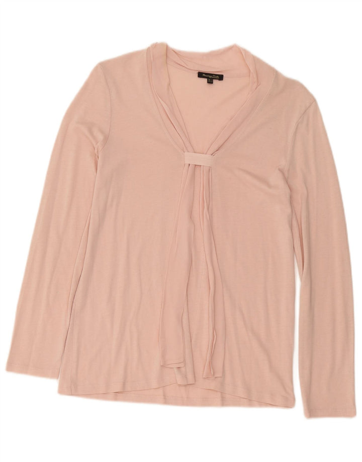 Ženska majica dugih rukava Massimo Dutti UK 10 Small Pink