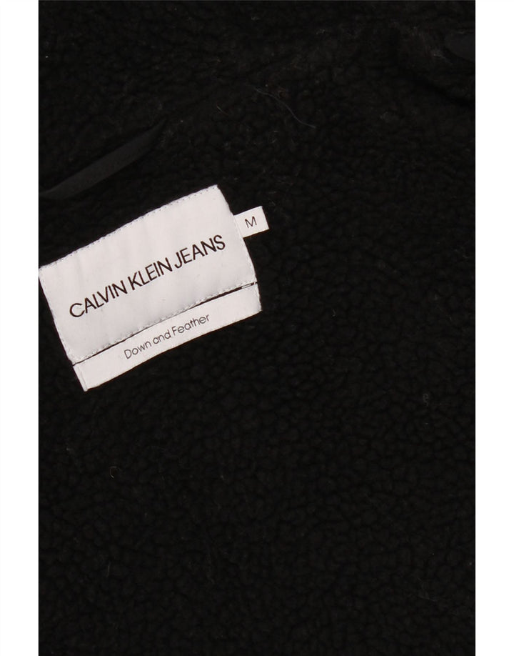 Calvin Klein muška podstavljena jakna s kapuljačom UK 38 srednji crni poliester