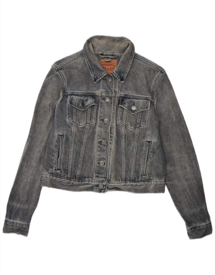 LEVI'S Girls Denim Jacket 11-12 Years Large Blue Cotton