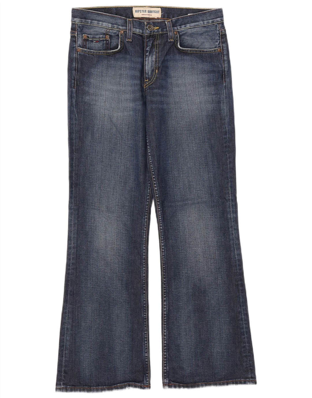 Tommy Hilfiger Ženske traperice Bootcut W29 L30 Plavi pamuk