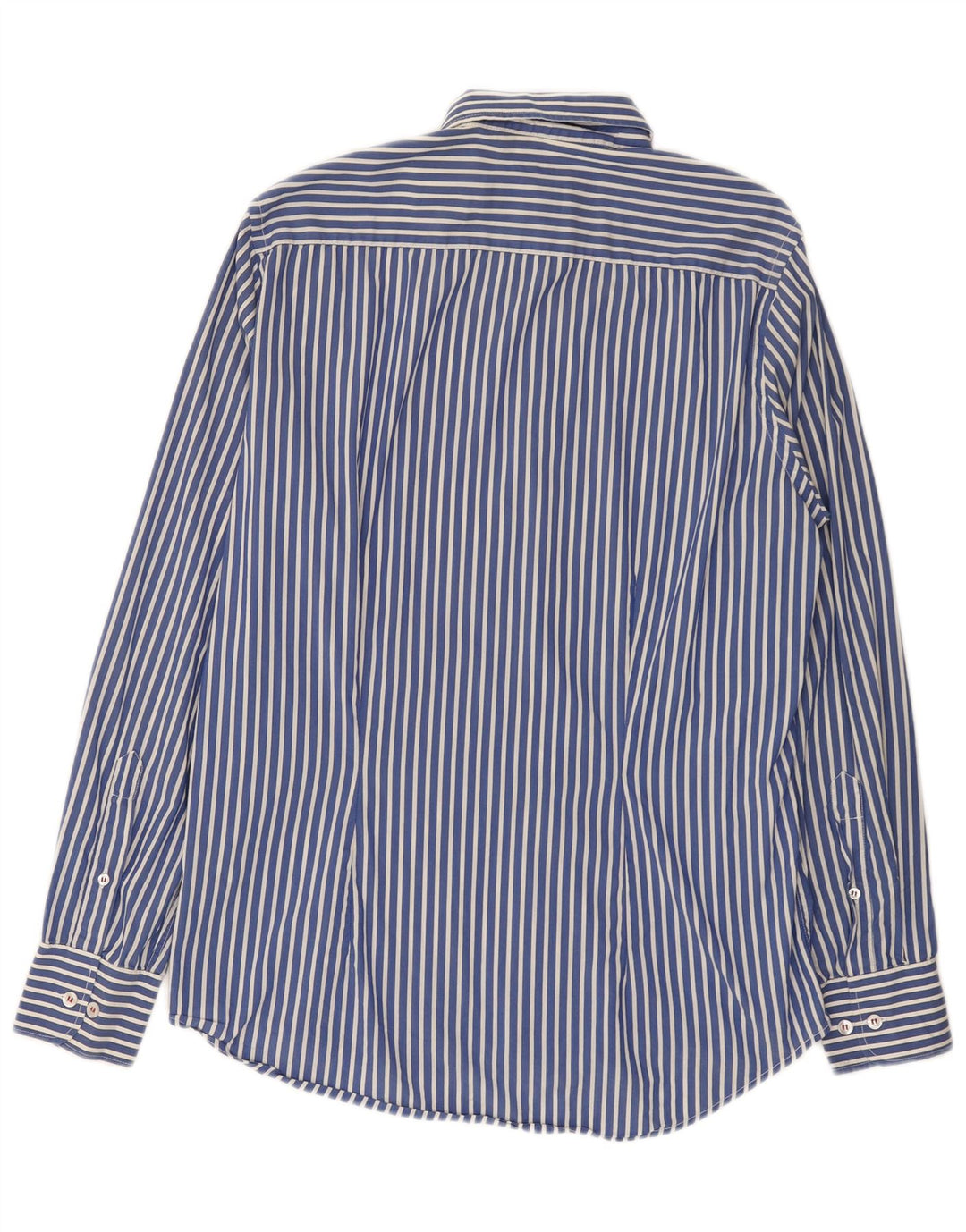 Fred Perry muška uska košulja srednje plave pruge, pamuk