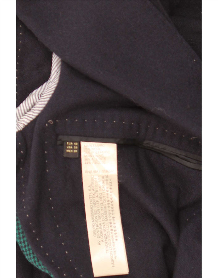 Massimo Dutti muška jakna s 2 gumba EU 48 srednje tamnoplava vuna