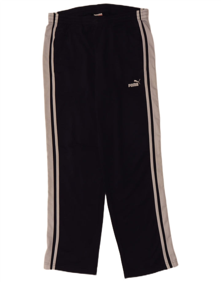 PUMA muške hlače za trenirku srednje tamnoplave boje od poliestera