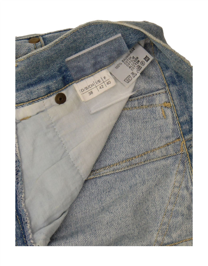 VINTAGE Womens Straight Jeans IT 42 Medium W28 L26 Blue Cotton Vintage Vintage and Second-Hand Vintage from Messina Hembry 