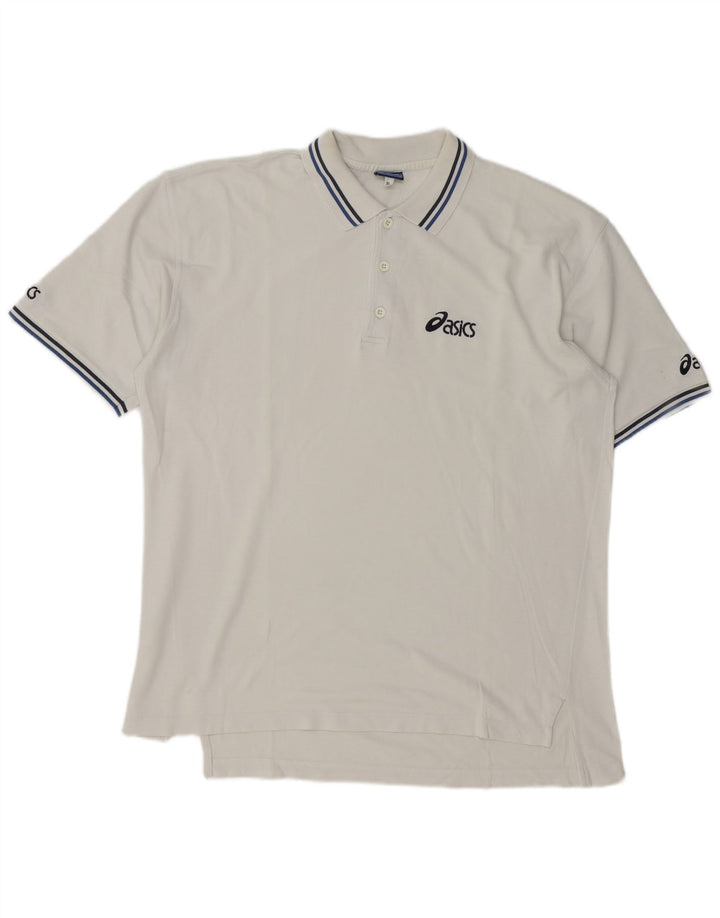 Asics muška polo majica XL bijeli pamuk