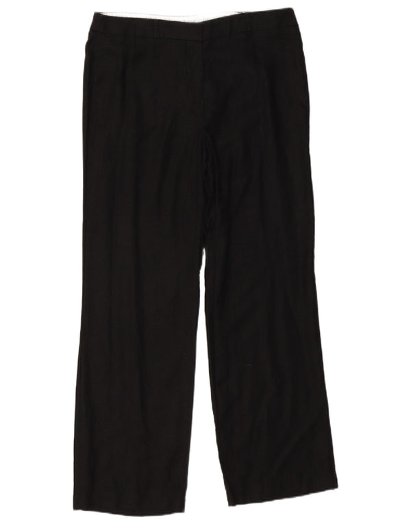 Marks & Spencer ženske hlače ravnog odijela UK 14 Large W32 L29 crne