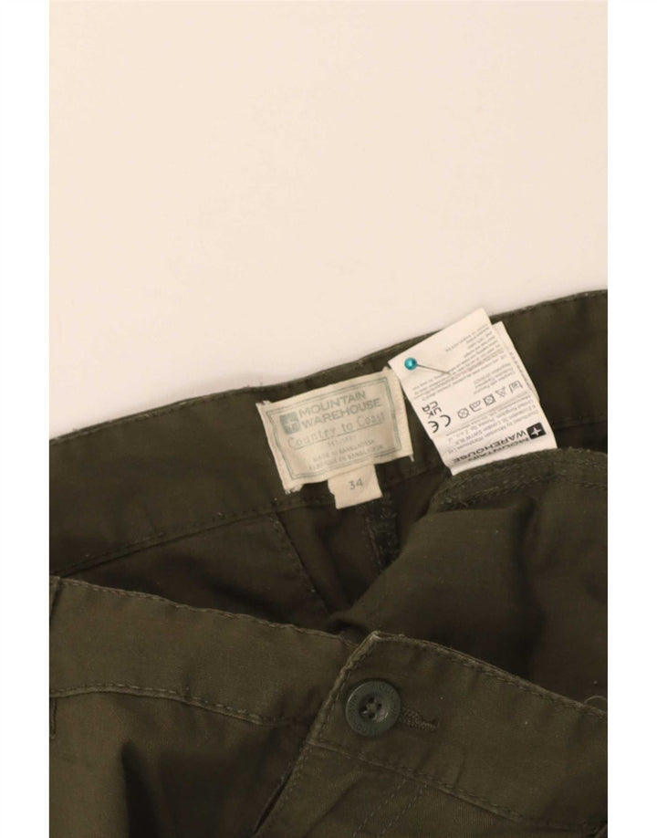 Mountain Warehouse Muške Cargo kratke hlače W34 Veliki kaki pamuk