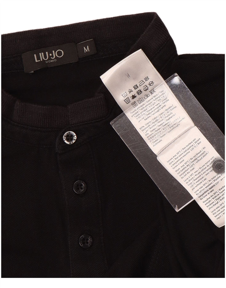 LIU JO Muška Uomo polo majica Srednje crni pamuk