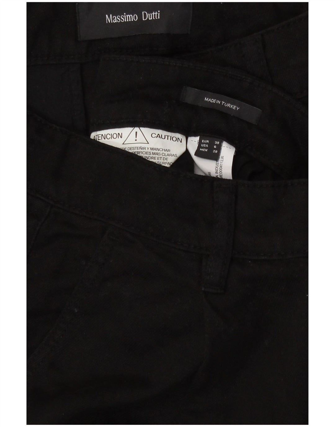 Massimo Dutti ženske ravne ležerne hlače EU 38 male W28 L31 crne