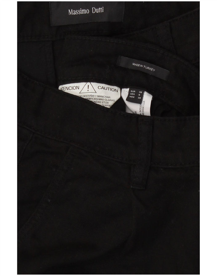 Massimo Dutti ženske ravne ležerne hlače EU 38 male W28 L31 crne