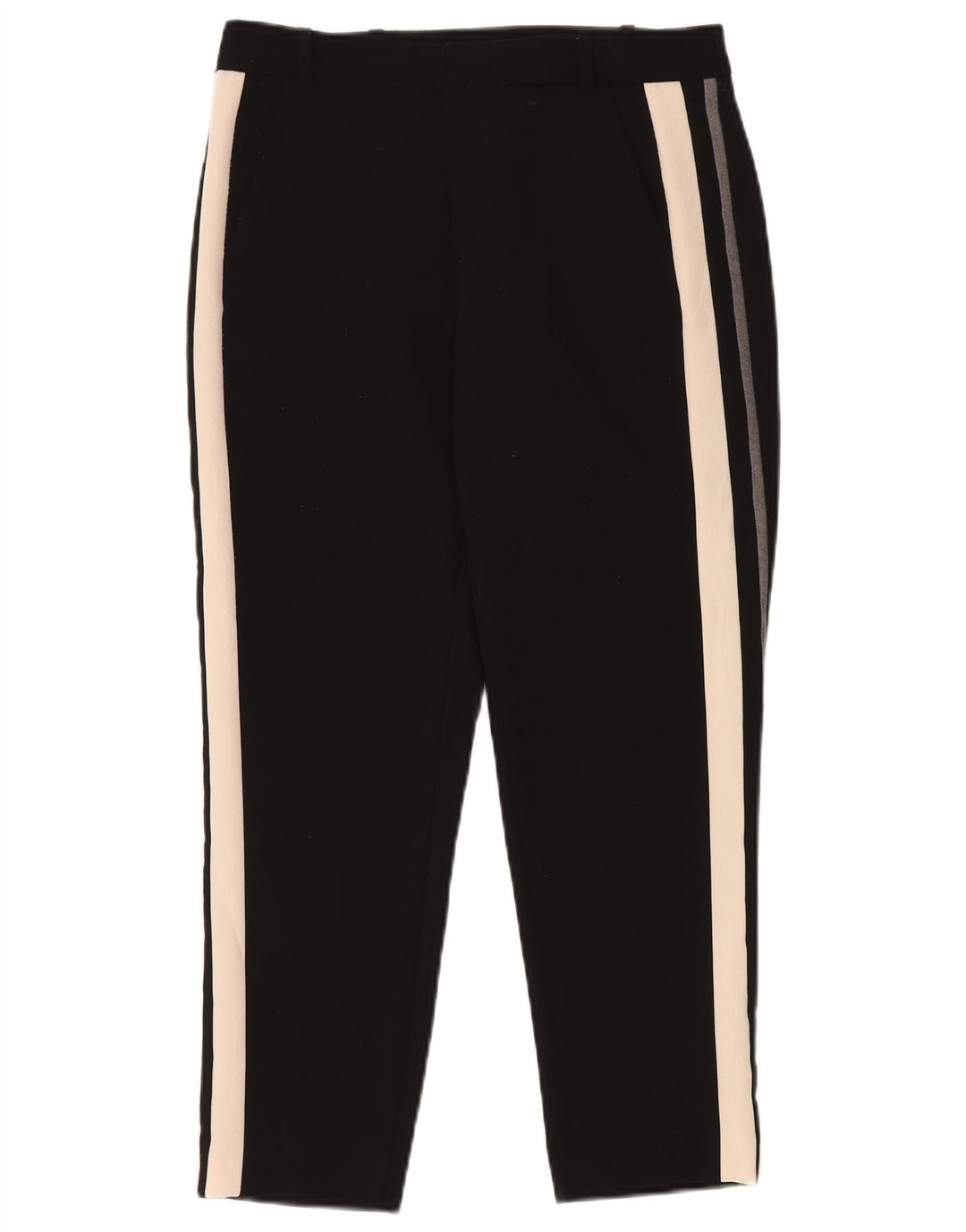 ZARA ženske uske chino hlače male crne boje