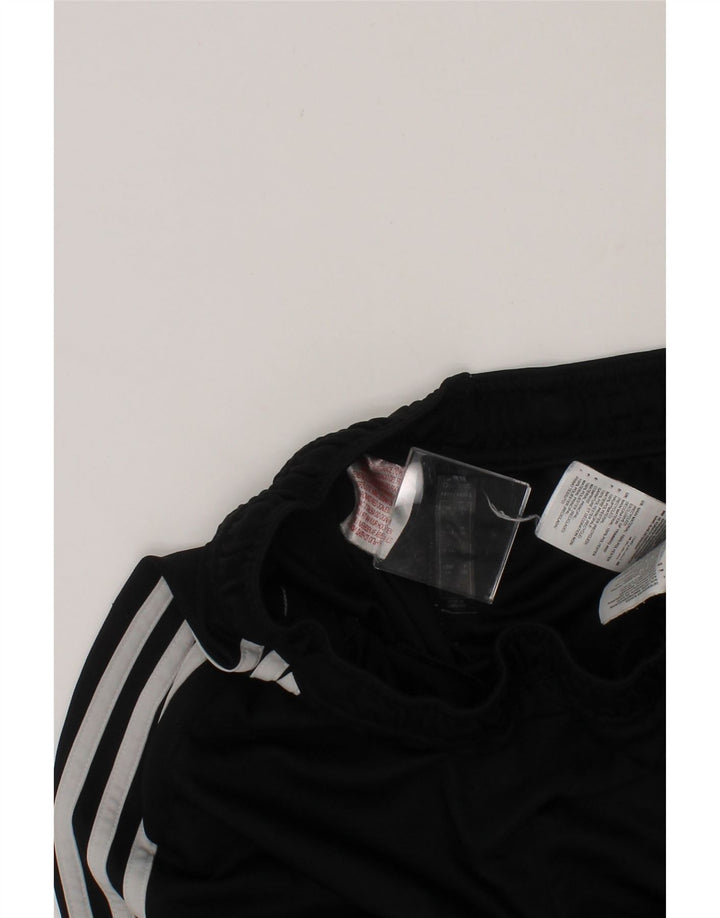 ADIDAS Boys Tracksuit Trousers 13-14 Years  Black Polyester Vintage Adidas and Second-Hand Adidas from Messina Hembry 