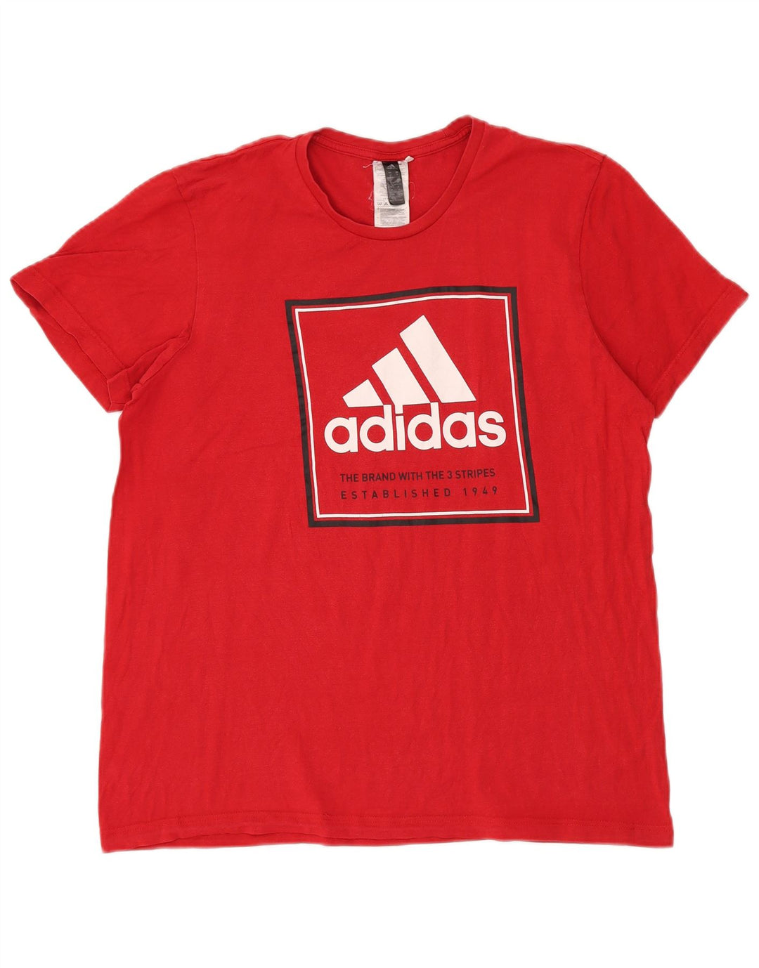 Adidas muška majica kratkih rukava srednje veličine, crveni pamuk