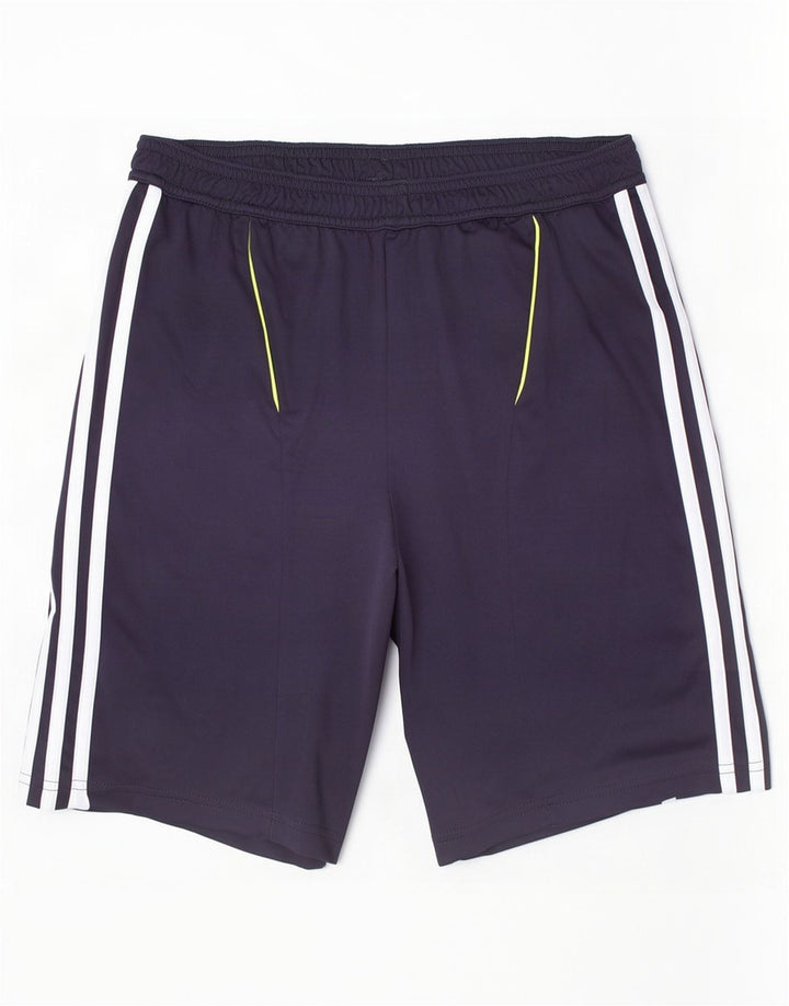 Sportske kratke hlače Adidas Climacool za dječake 13-14 godina tamnoplavi poliester