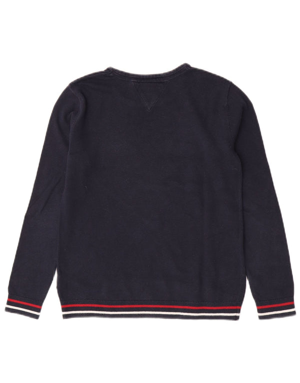 Tommy Hilfiger Džemper s okruglim izrezom za dječake 11-12 godina tamnoplavi