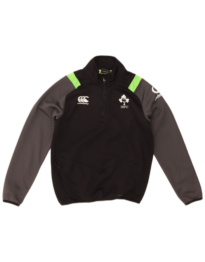 CANTERBURY Boys IRFU Graphic Sweatshirt Džemper 11-12 Years Black