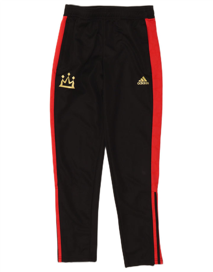 ADIDAS Boys Aeroready Graphic Trenirke Hlače 11-12 godina crne
