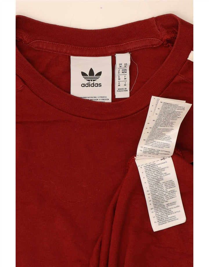 Adidas muška majica kratkih rukava Srednji bordo pamuk