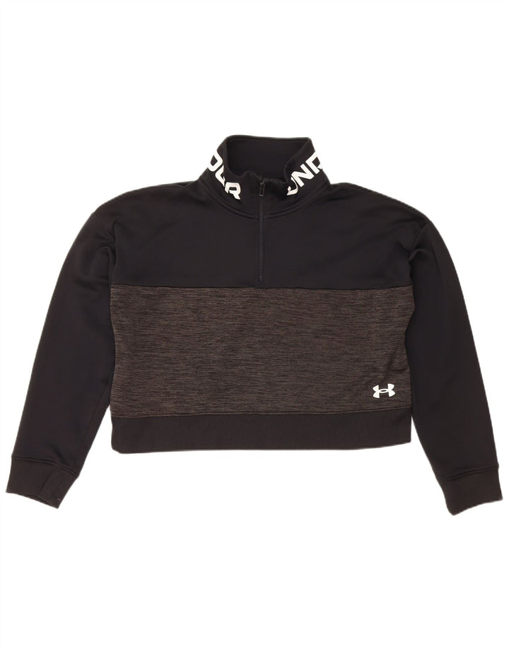 Under Armour Ženski kratki džemper s grafičkim motivima UK 14 Srednje crna