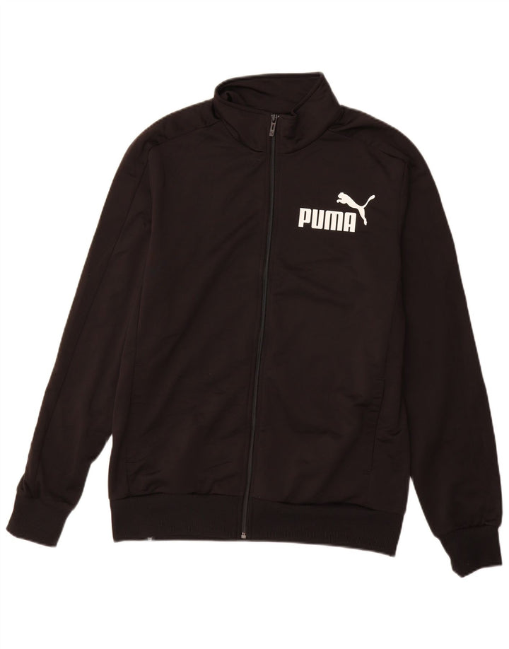 PUMA muška grafička gornja jakna od srednje crnog poliestera