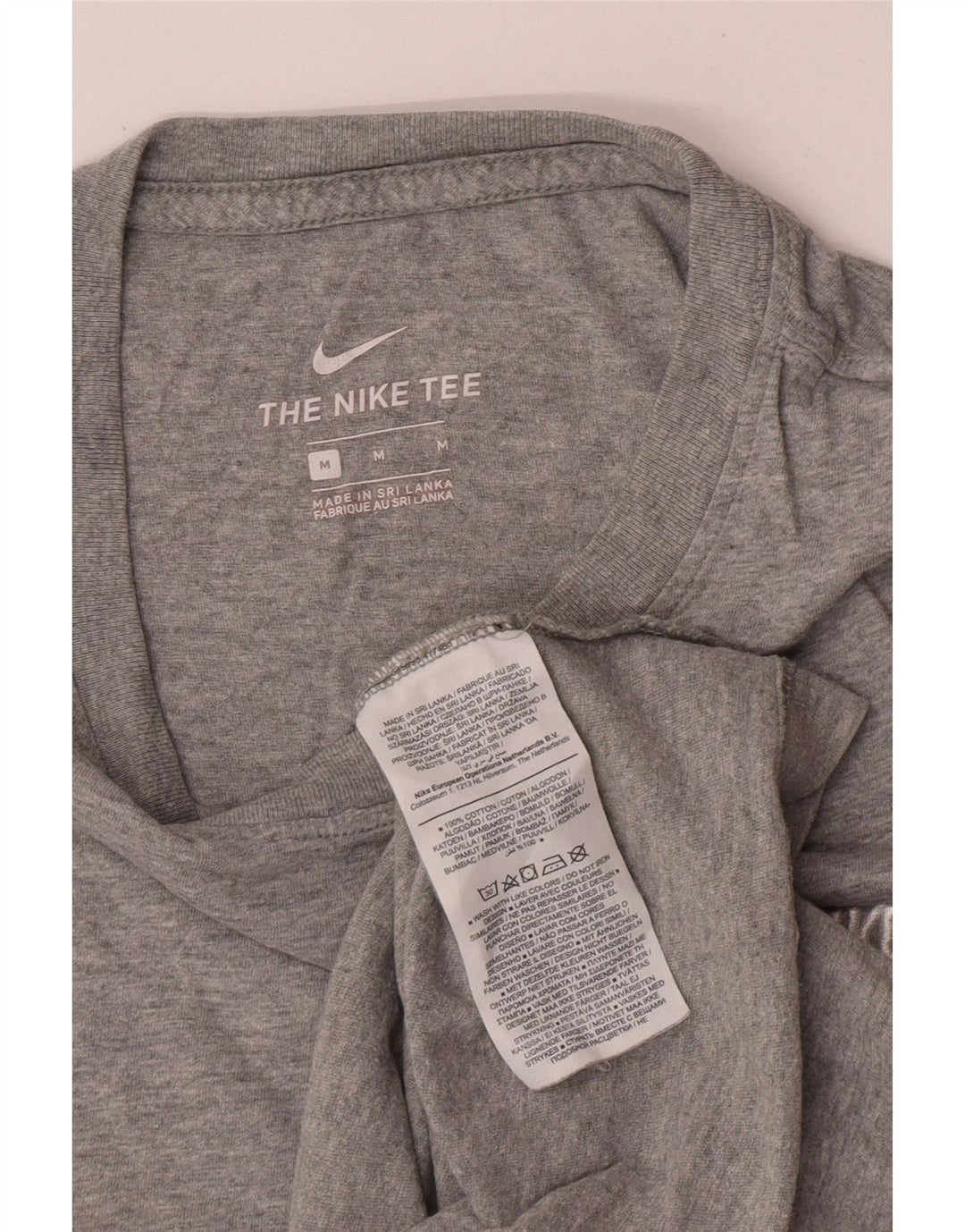 Nike muška majica kratkih rukava srednje sivi pamuk