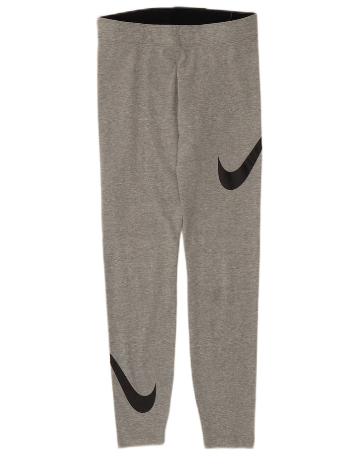 Nike ženske grafičke tajice UK 8 male sive