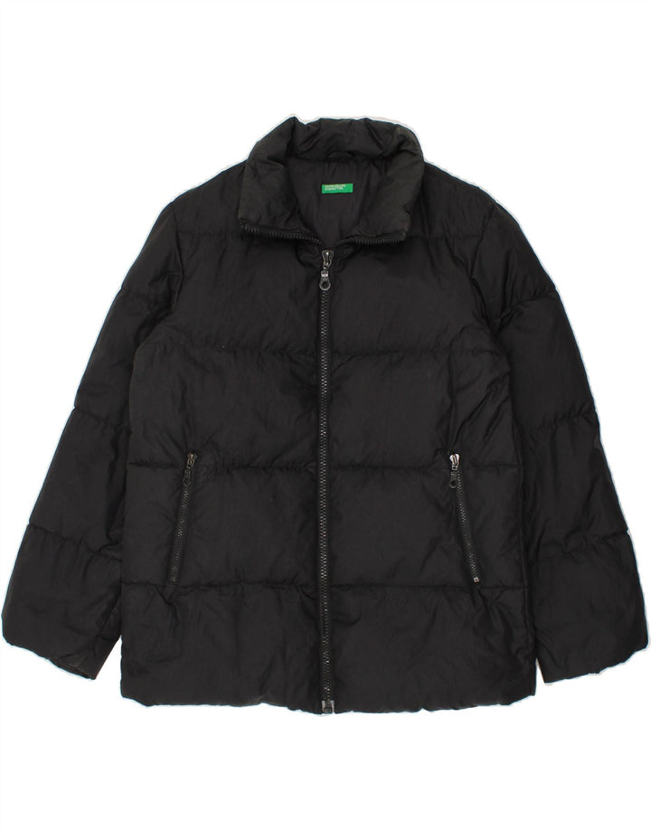 BENETTON Mens Padded Jacket UK 36 Small Black Polyamide Vintage Benetton and Second-Hand Benetton from Messina Hembry 
