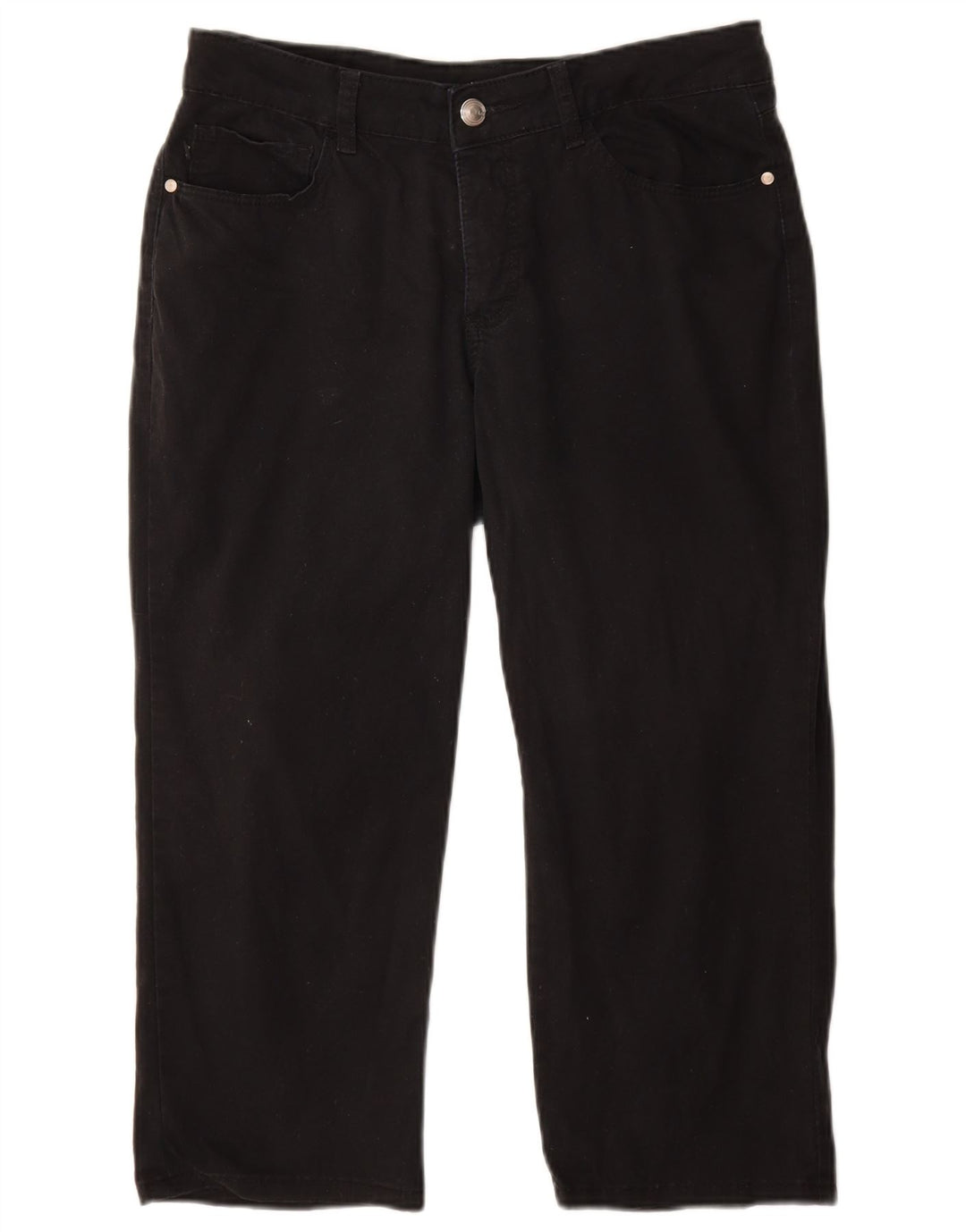 LEE Ženske kapri hlače klasičnog kroja W32 L22 crne