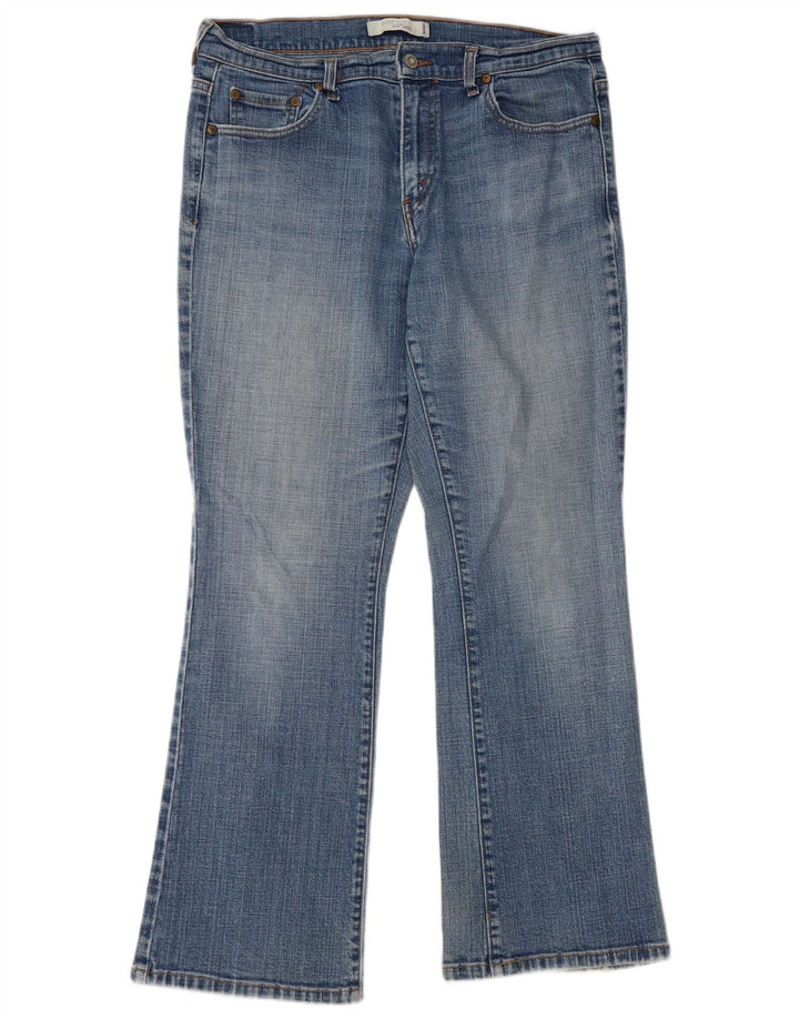 Levi's ženske 515 Bootcut traperice US 12 Large W32 L29 plavi pamuk