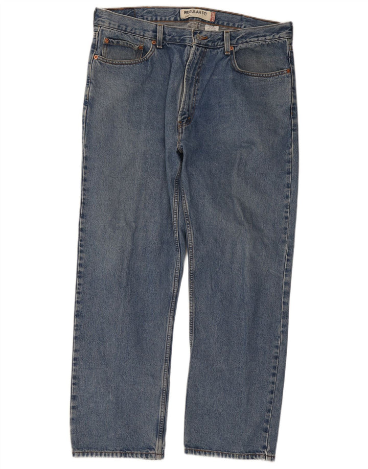 Levi's muške 505 ravne traperice regularnog kroja W38 L30 plavi pamuk