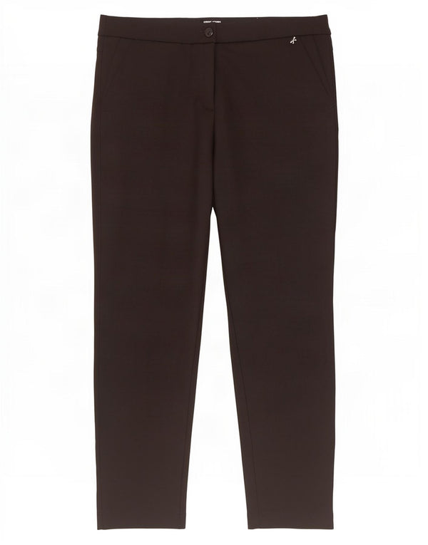 Gerry Weber Ženske uske chino hlače UK 16 Large W34 L29 Crni pamuk