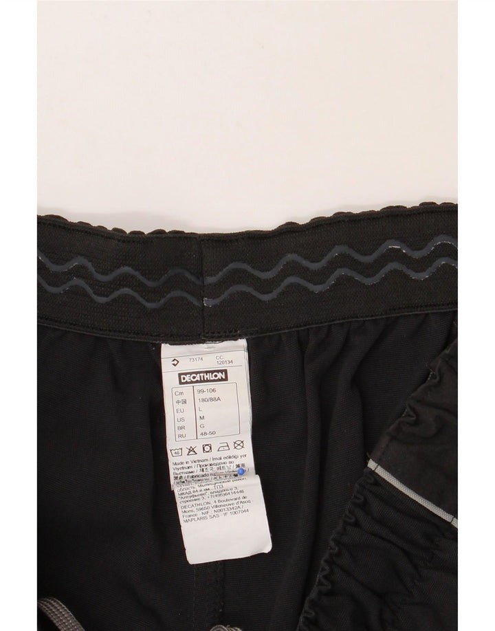 DECATHLON Mens Sport Shorts Medium  Black Polyamide Vintage Decathlon and Second-Hand Decathlon from Messina Hembry 