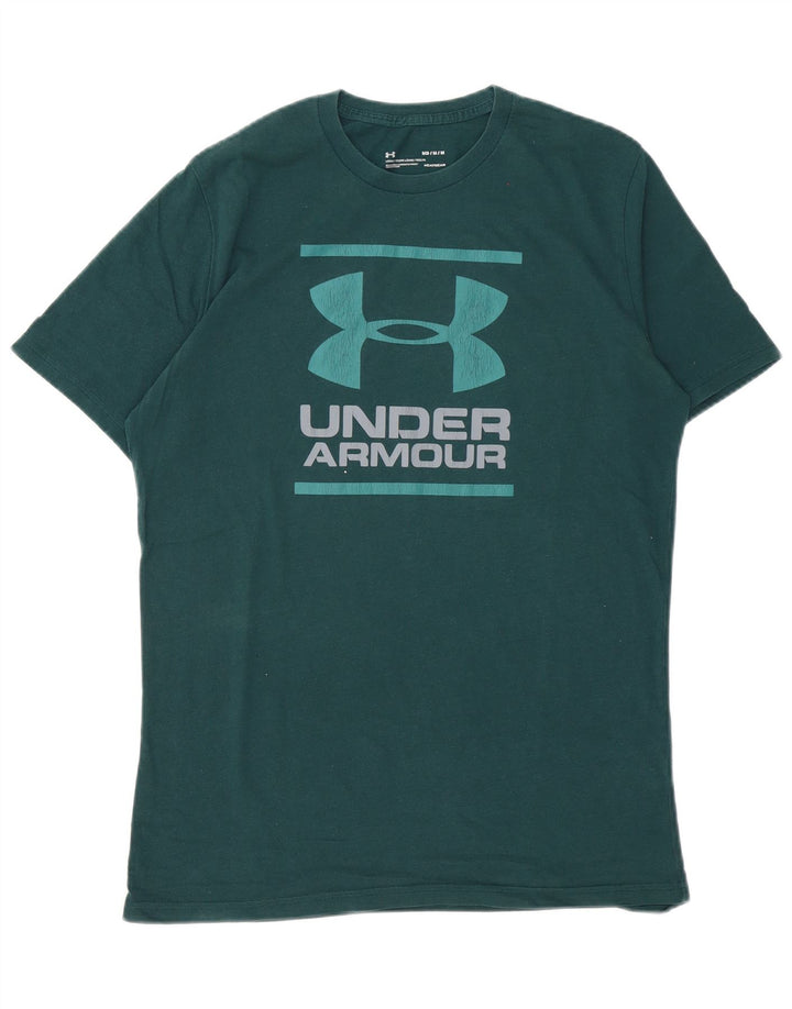 Under Armour muška grafička majica kratkih rukava Srednje zeleni pamuk