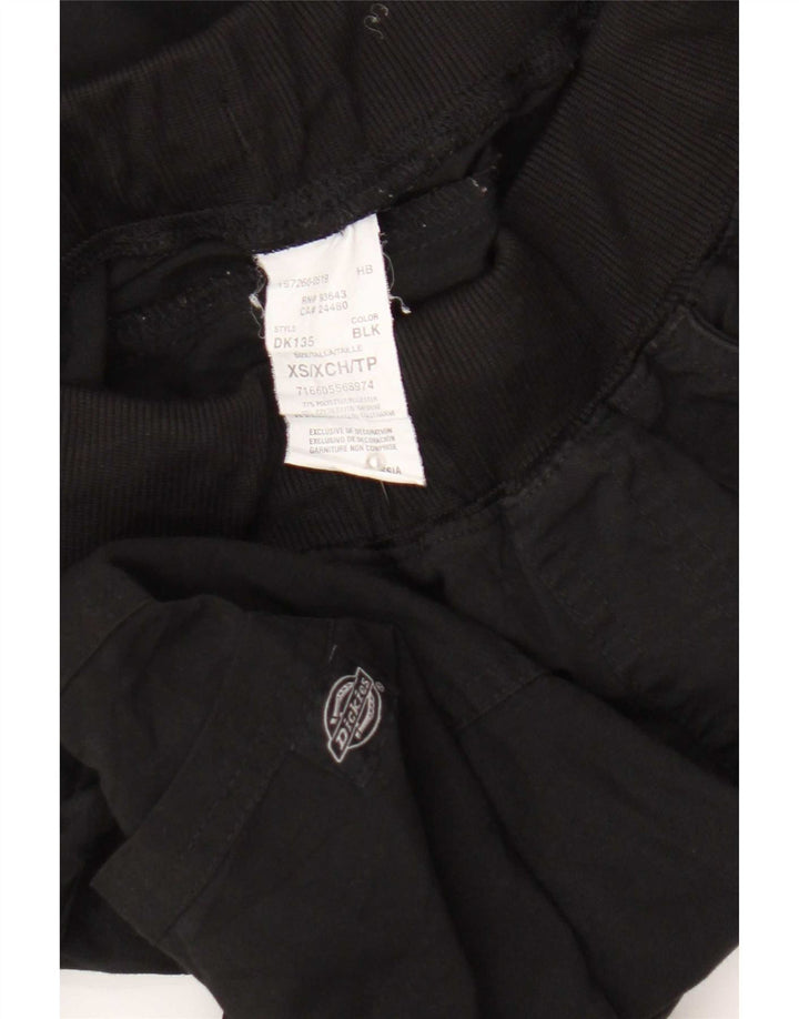 Dickies ženske ravne kargo hlače XS W26 L28 crni poliester