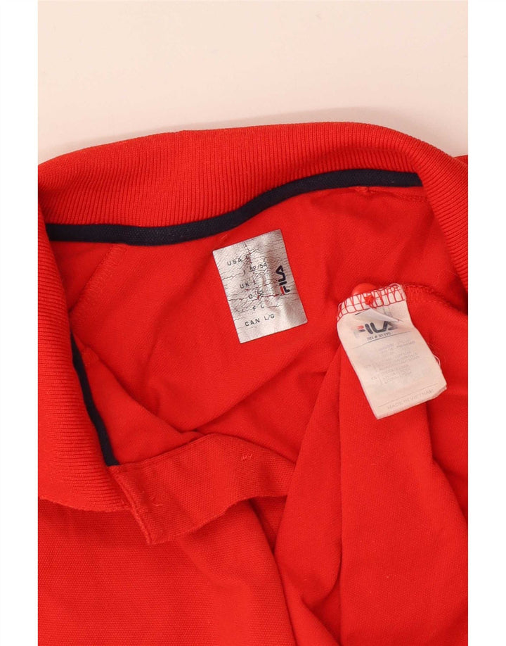 Fila muška polo majica velike crvene boje od poliamida
