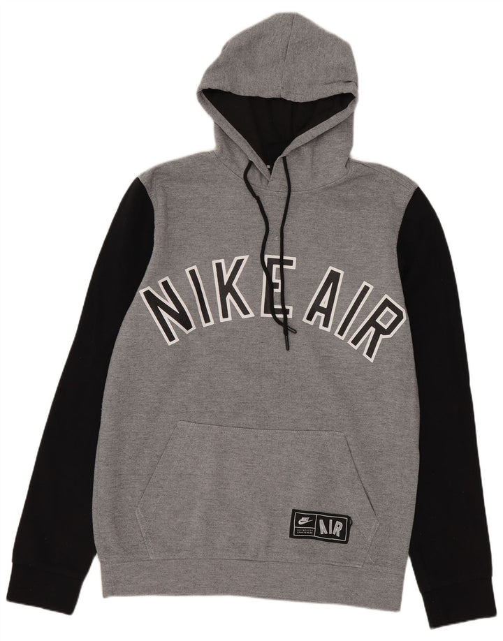 Nike muška majica s kapuljačom s kapuljačom srednje sive boje