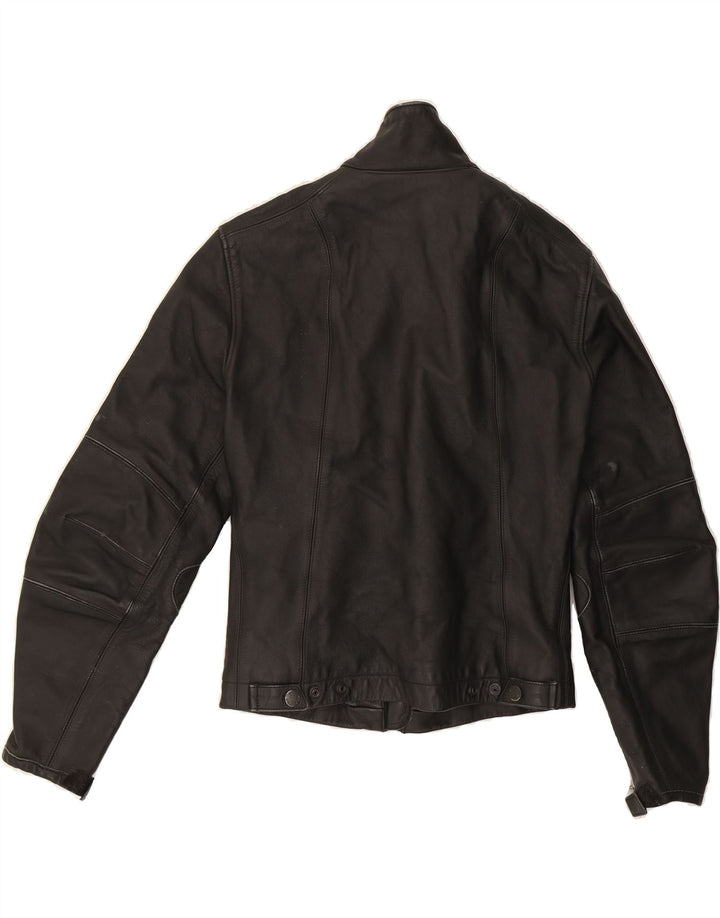 DAINESE Womens Moto Racer Leather Jacket IT 44 Medium Black Leather Vintage Dainese and Second-Hand Dainese from Messina Hembry 