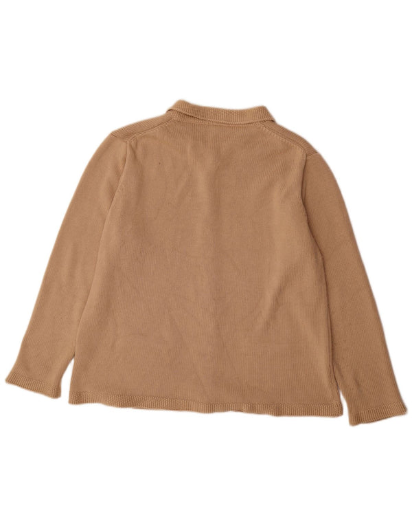 Marks & Spencer Womens Cardigan Sweater UK 20 2XL Beige Acrylic