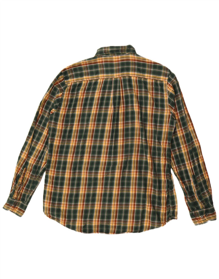 Kappa muška flanelska košulja XL zeleni karirani pamuk