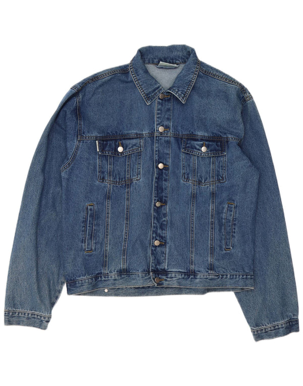 Giani Feroti muška traper jakna UK 40 Large Blue Cotton