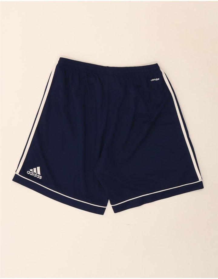Adidas muške sportske kratke hlače Climalite velike tamnoplave poliesterske boje