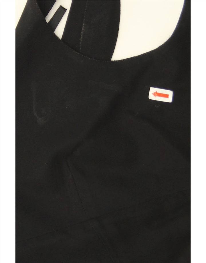 Swish ženska haljina s halterima UK 10 Mala crna viskoza