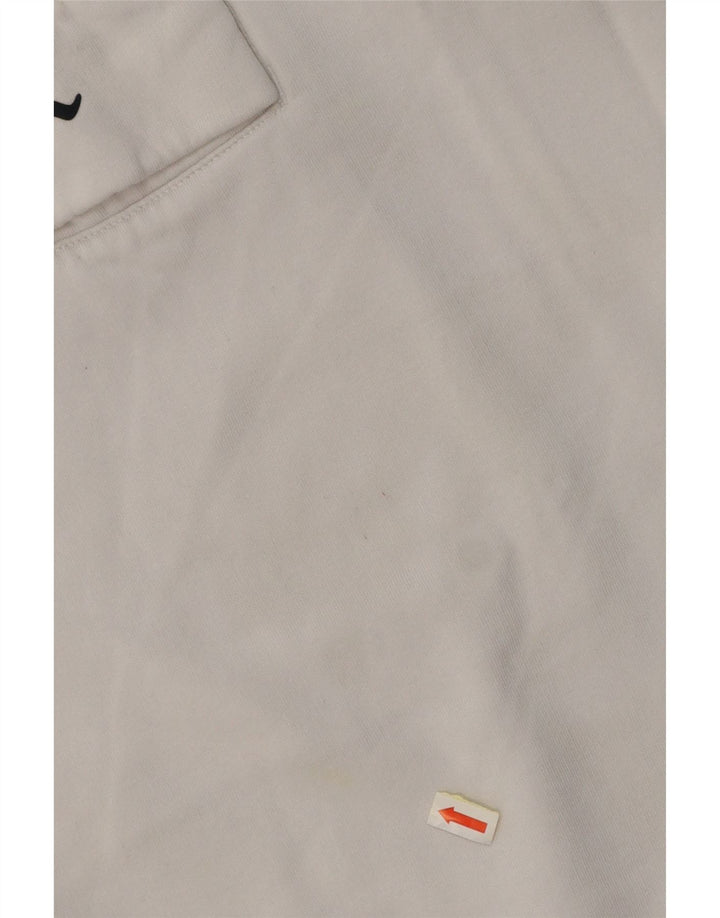 CHAMPION Muška majica s kapuljačom i izrezom s grafičkim patentom, srednji bijeli pamuk