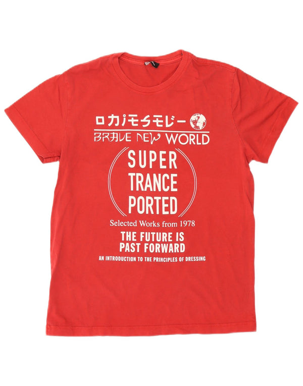 Diesel Ženska majica s grafičkim motivima UK 16 Large Red