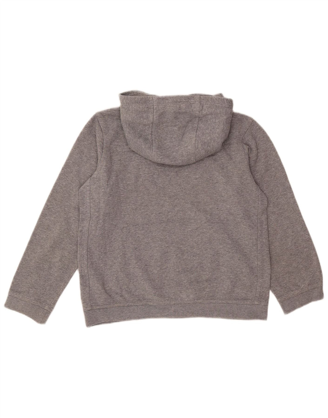 NIKE Boys Standard Fit Hoodie Džemper 12-13 godina veliki sivi pamuk